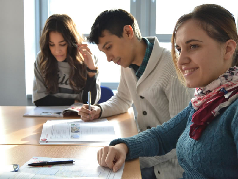 Language school students