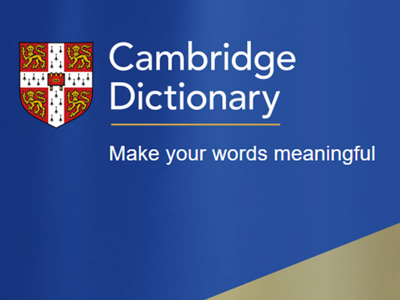 Cambridge Dictionary